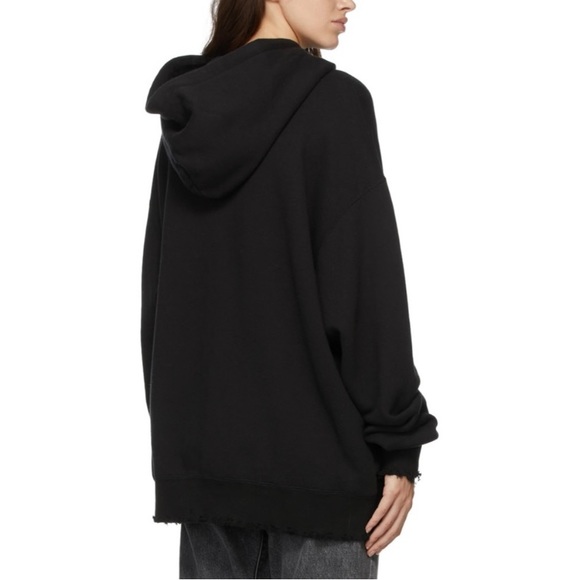 NWT R13 Black Vintage Hoodie - Sz M - Picture 2 of 9